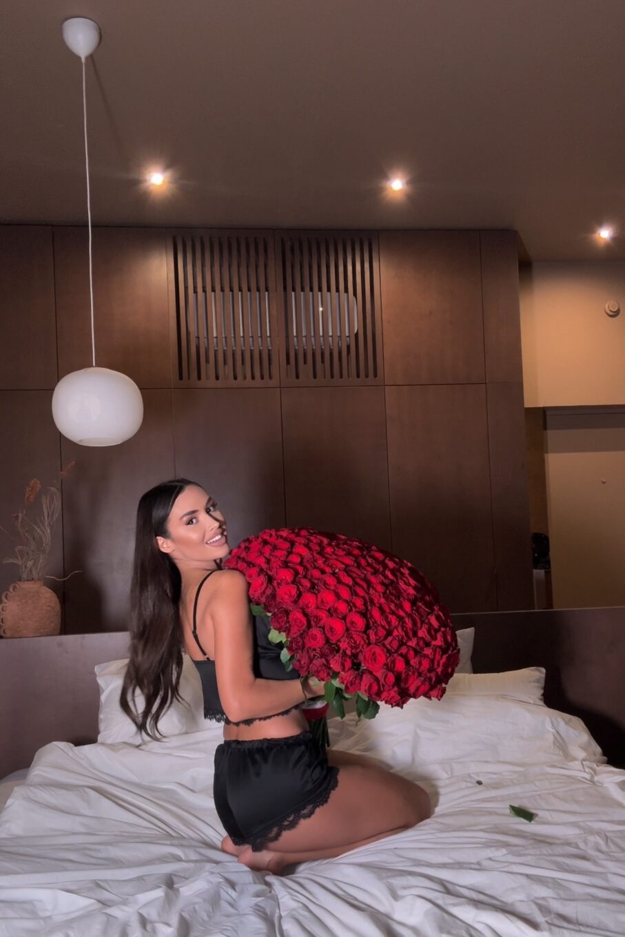 566 - піжама сатинова чорний