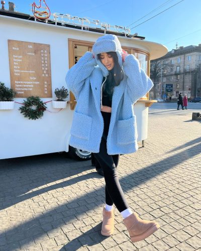 Шапка-вушанка з еко-хутра Teddy