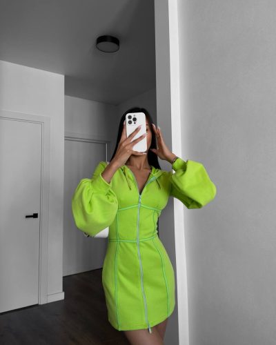 Сукня з рел’єфами з трьохнитки