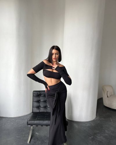 Спідниця-годе з трикотажу Zara