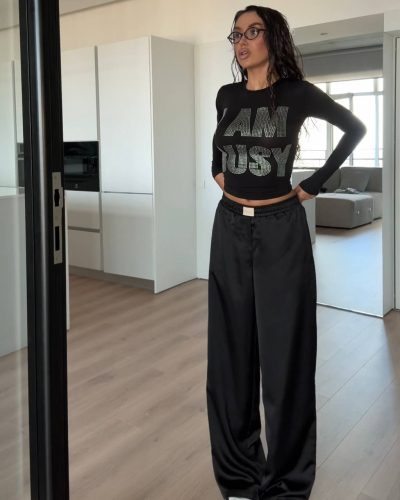 Штани з гульфіком з сатину