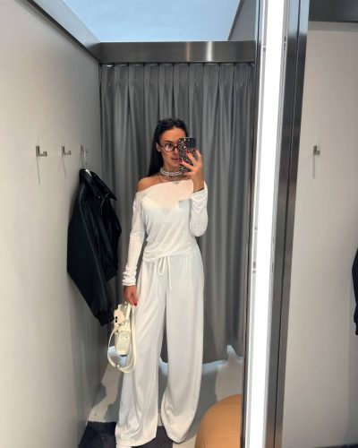 Брюки з креп-костюмки