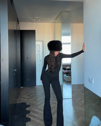 Термокостюм з лосинами кльош з біфлексу з начосом