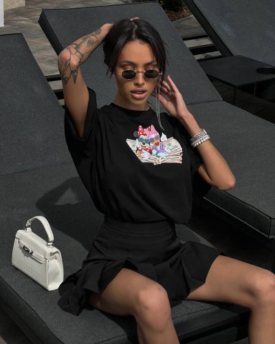 Футболка зі стрейч-куліру “Міні Маус і Поночка”