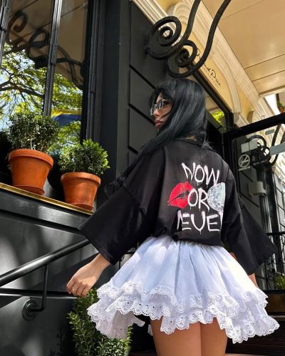 Спідниця з воланами