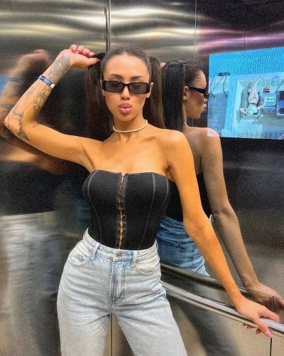 Корсет з трьохнитки