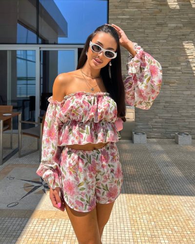 Топ-ліхтарик з креп-шифону