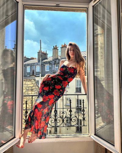 Сліп-дрес з креп-шифону