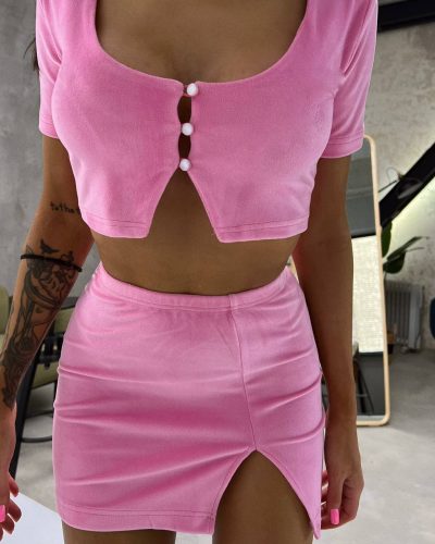 Топ з велюру