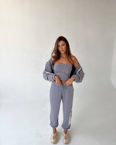 Вкорочене худі на блискавці