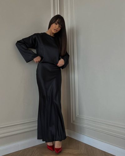 Лонгслів з сатину