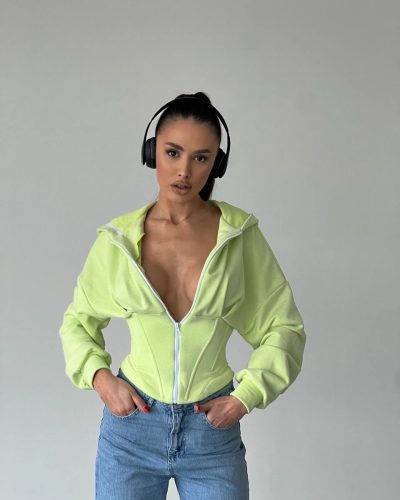 Худі з корсетним поясом