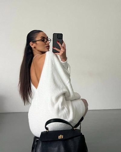 В’язана сукня-светр