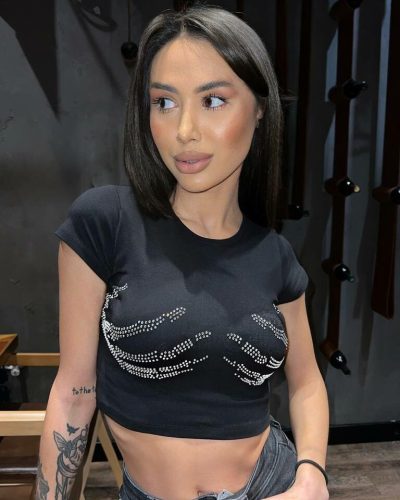 Топ зі стразами