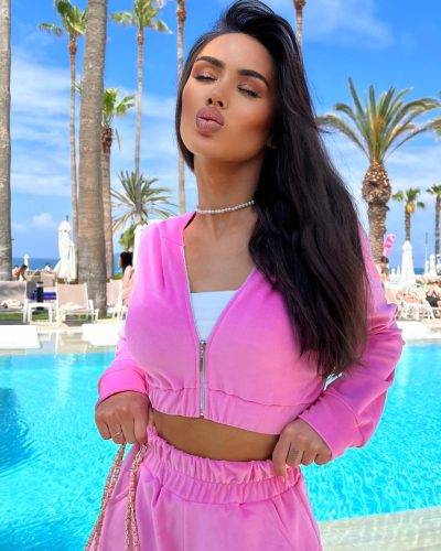 Худі вкорочене з велюру